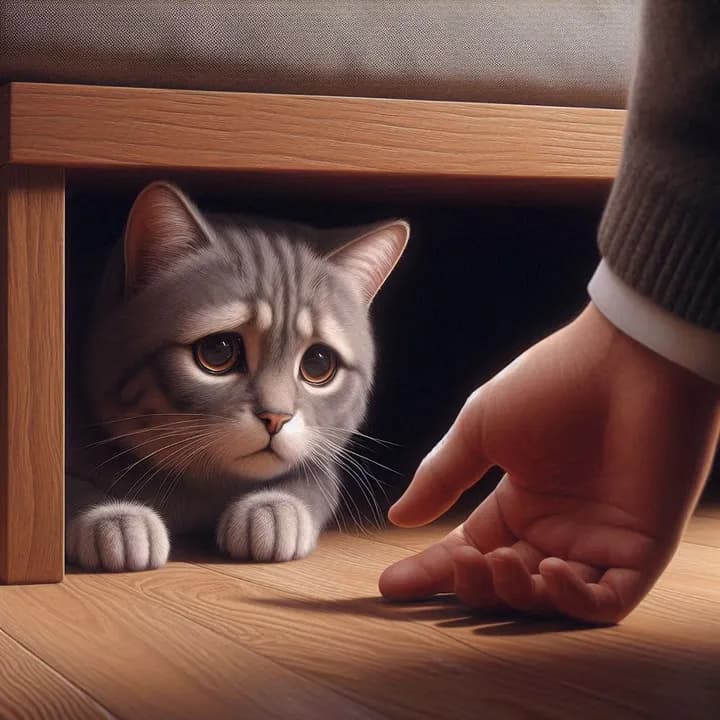 고양이 방광염 안락사 고민 전 응급 신호를 확인하는 모습
