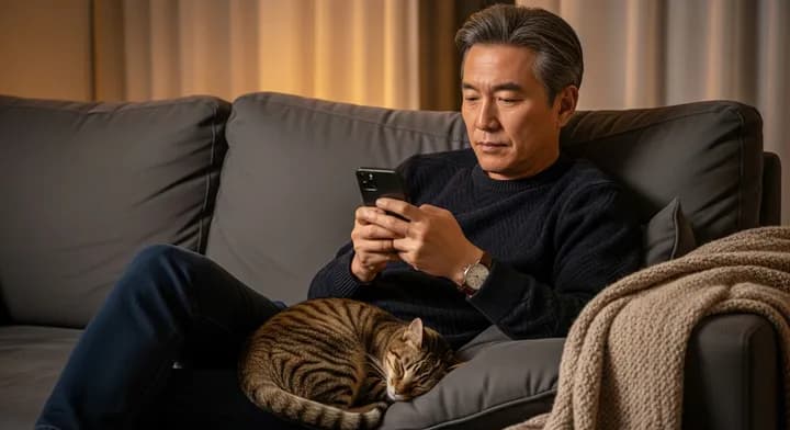 고양이 안락사 비용 상담하는 보호자