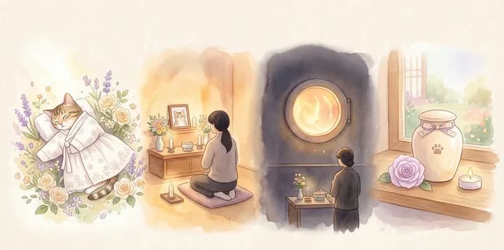 고양이 장례 준비 절차 안내
