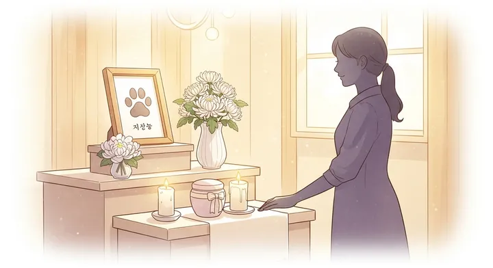 고양이 장례식 당일 절차 순서
