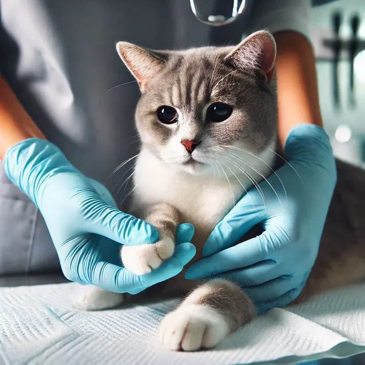 고양이 스트레스 급사 걱정으로 조용히 곁을 지키는 보호자