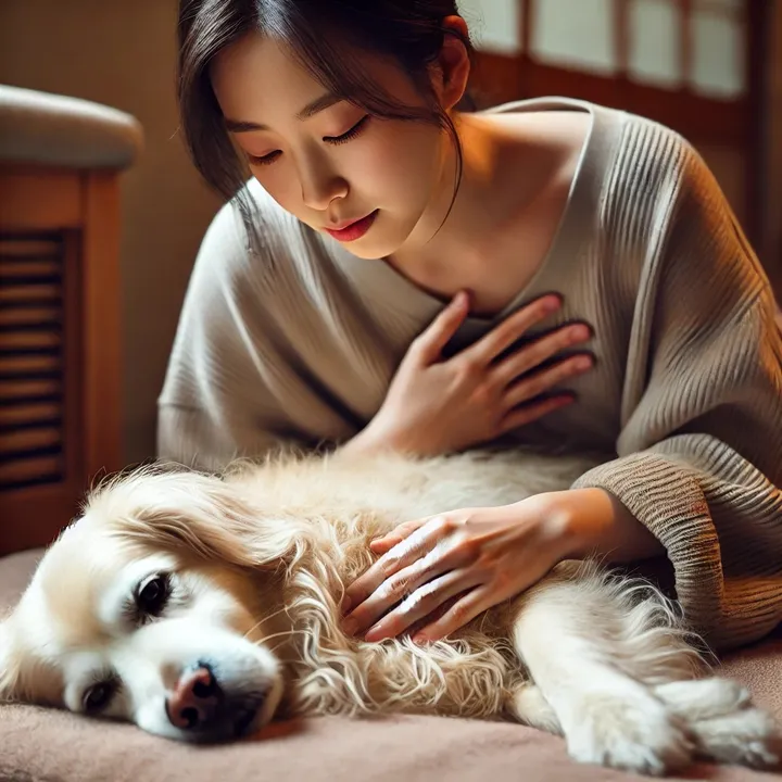 강아지 증상 이미지