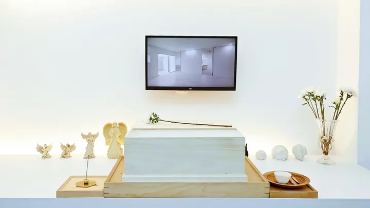 강아지 죽었을 때 처리 방법 중 장례식장 모습