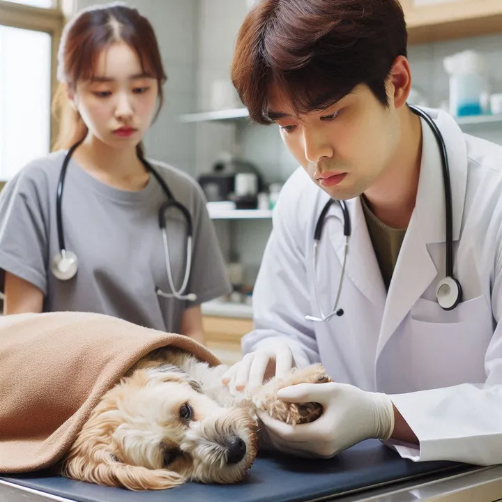 강아지 마지막 케어 이미지