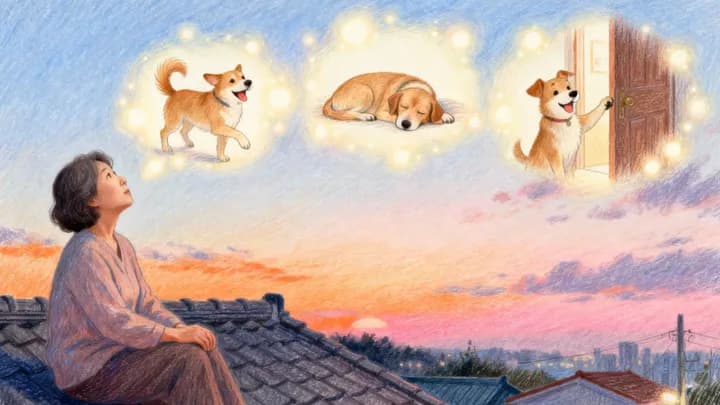 강아지 장례비 고민 이미지