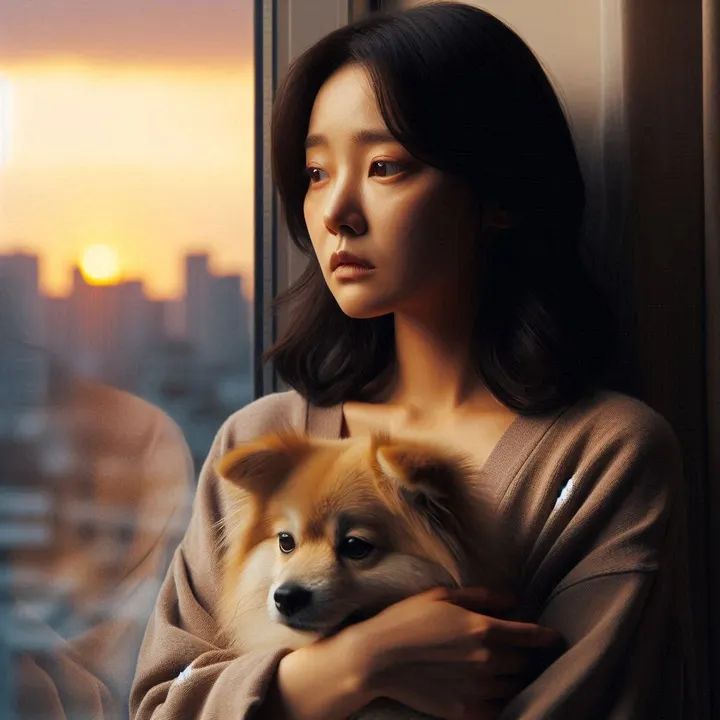 강아지 신부전증 안락사를 고민하며 반려견 곁을 지키는 보호자