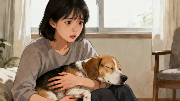 강아지 사후 경직 초기 변화 이미지 1