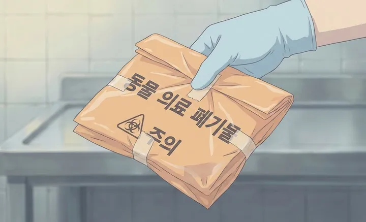 의료 페기물 이미지