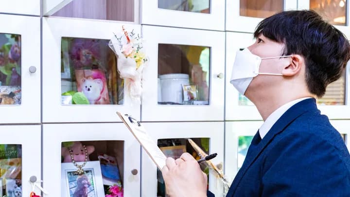 햄스터 화장 후 봉안당 확인