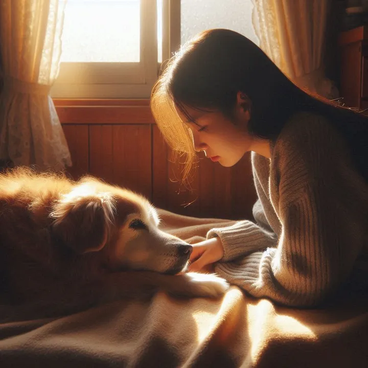 노견 발작 증상 설명 이미지