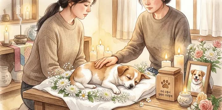 반려동물 장례식장 개별 화장 — 추모실에서 마지막 인사