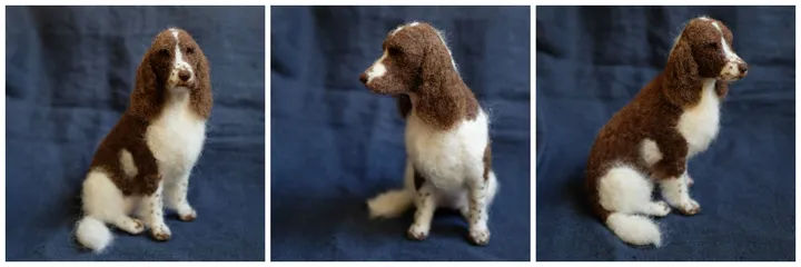 반려동물의 흔적을 남기는 모습