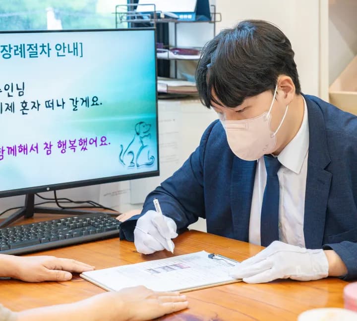 울산반려견장례식장 선택 용품