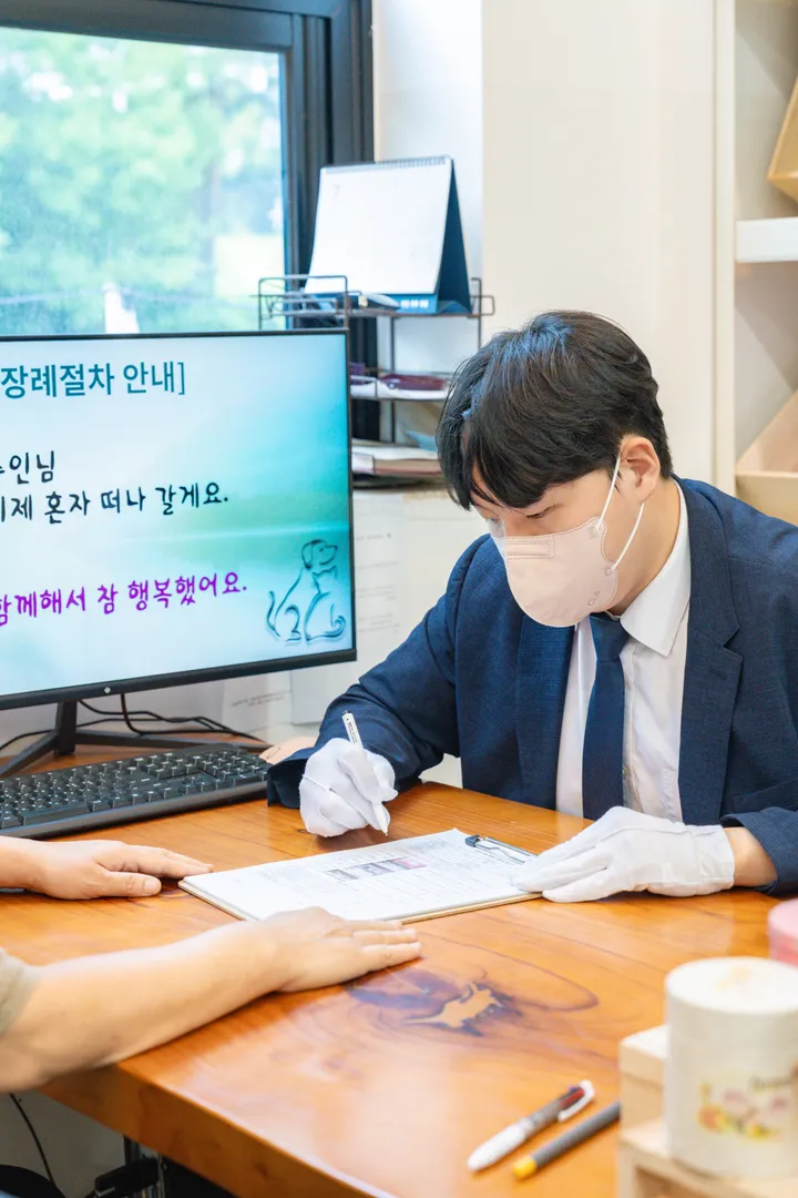 용인 인근 반려견 장례식장 상담실과 절차 안내
